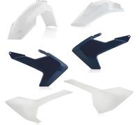 ACERBIS Kit d'habillage 6 pièces bleu/blanc pour HUSQVARNA