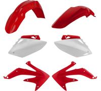 ACERBIS Kit d'habillage 6 pièces rouge/blanc pour HONDA CRF 450 R