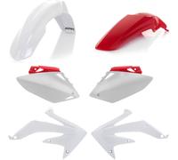 ACERBIS Kit d'habillage 6 pièces rouge/blanc pour HONDA CRF 450 R