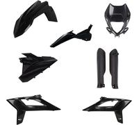 ACERBIS Kit d'habillage 8 pièces noir pour BETA