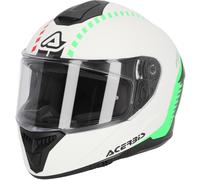 Acerbis Casque de Moto Intégrale Krapon 22-06 Blanc / NERO2 0024663.400