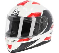 Acerbis Krapon 2024 Casque, Blanc/Rouge, Taille L (59/60)