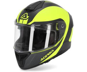 Acerbis Krapon Casque, noir/jaune, Taille S (55/56)