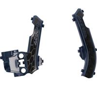 Acerbis KTM/Gas Gas/Husqvarna 50ccm, Protection de cadre X-Grip Bleu/Noir Bleu/Noir