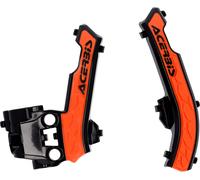 Acerbis KTM/Gas Gas/Husqvarna 50ccm, Protection de cadre X-Grip Noir/Orange Noir/Orange