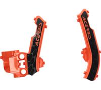 Acerbis KTM/Gas Gas/Husqvarna 50ccm, Protection de cadre X-Grip Orange/Noir Orange/Noir