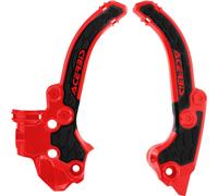 Acerbis KTM/Gas Gas/Husqvarna 50ccm, Protection de cadre X-Grip Rouge/Noir Rouge/Noir