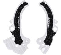 Acerbis KTM/Gas Gas/Husqvarna 65ccm, Protection de cadre X-Grip Blanc/Noir Blanc/Noir