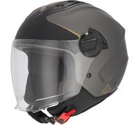 Acerbis Levante Logo Casque à réaction, Noir mat/anthracite/bronze, Taille XL (60/61)