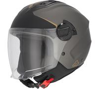 Acerbis Levante Logo Casque à réaction, Noir mat/anthracite/bronze, Taille XS (53/54)