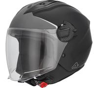 Acerbis Levante Logo Casque à réaction, noir mat/gris, Taille XL (60/61)