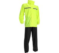 Acerbis Line 2-PC Set de pluie moto, noir-jaune, taille S pour homme