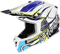 Acerbis Linear, casque de motocross XS Blanc/Noir/Bleu/Bleu Clair Blanc/Noir/Bleu/Bleu Clair