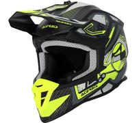 Acerbis Linear, casque de motocross XS Mat Noir/Jaune Néon/Gris Mat Noir/Jaune Néon/Gris