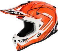 Acerbis Linear, casque de motocross XS Orange/Blanc/Noir Orange/Blanc/Noir