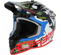 Acerbis Linear, casque de motocross XXL Noir/Jaune Néon/Rouge/Bleu Noir/Jaune Néon/Rouge/Bleu
