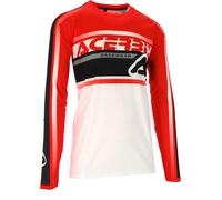 Acerbis Linear Lugo, maillot M Blanc/Rouge/Noir Blanc/Rouge/Noir