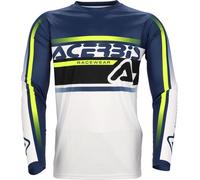 Acerbis Linear Lugo, maillot M Bleu Foncé/Blanc/Noir Bleu Foncé/Blanc/Noir