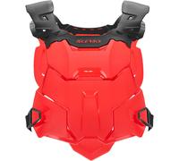 Acerbis Linear Protecteur thoracique, noir/rouge, Taille unique