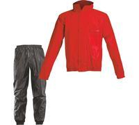 Acerbis Logo Combinaison de pluie 2 pièces, Rouge/Noir, Taille XL