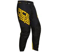 Acerbis LTD Caspian Pantalon Motocross, noir-jaune, taille 28 pour homme