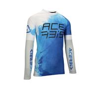 Acerbis Maillon Jersey J-Windy Ventilé Watermark Bleu/Blanc 0026046.245