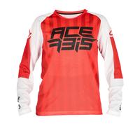 Acerbis Maillon MX Moto Cross Offroad J-Windy Five Enfant Ventilé Rouge