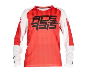 Acerbis Maillon MX Moto Cross Offroad J-Windy Five Enfant Ventilé Rouge