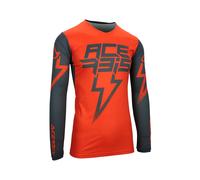 Acerbis X-Flex Blizzard Maillot de motocross, orange/gris, Taille M