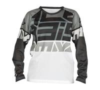 Acerbis Maillot MX Moto Cross Offroad J-WINDY Four Kid Bambin Ventilé Noir/Blanc
