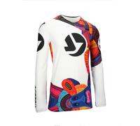 Acerbis X-Flex Veras Maillot de motocross, Blanc/Noir/Jaune, Taille XXL
