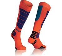 Acerbis Mixte 0021633.204.067 Chaussettes MX Impact, orange/blue, XL EU