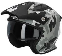 Acerbis Aria Camo, casque ouvert M Mat Noir/Gris/Gris Clair Mat Noir/Gris/Gris Clair