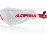 Acerbis X-Factory, protège-mains Blanc/Rouge Blanc/Rouge