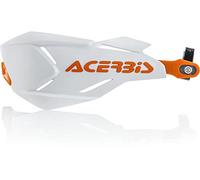 Acerbis Mixte X-factory X Factory Prot ge mains, Blanc/orange, Taille unique EU