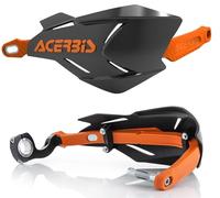 Acerbis X-Factory, protège-mains Noir/Orange Noir/Orange