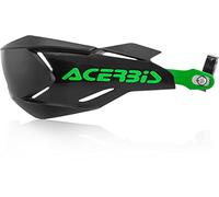 Acerbis X-Factory, protège-mains Noir/Vert Noir/Vert