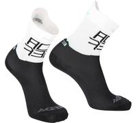 Acerbis MTB Light Chaussettes de vélo, Noir/Blanc, Taille L/XL