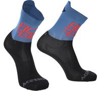 Acerbis MTB Light Chaussettes de vélo, noir-bleu, taille 2XL pour homme