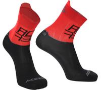 Acerbis MTB Light Chaussettes de vélo, noir-rouge, taille S M pour homme