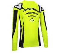 Acerbis MX J-Track Askar Maillot de motocross, jaune/noir, Taille S