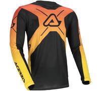 Acerbis MX J-Track Inc 2.0 Graphic Maillot Motocross, noir/jaune, Taille M