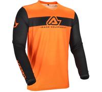 Acerbis MX J-Track Inc 2.0 Logo Maillot Motocross, noir/orange, Taille 3XL
