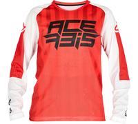 Acerbis MX J-Windy Five S23, maillot enfants L Rouge/Blanc Rouge/Blanc