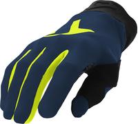 Acerbis MX Linear 2.0 Gants de motocross, bleu/jaune, Taille S