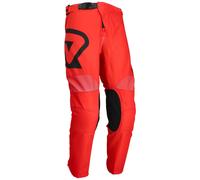 Acerbis MX Linear Logo Pantalon de motocross jeunesse, noir-rouge, taille XL