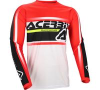 Acerbis Mx Linear Lugo Long Sleeve Jersey Rouge L