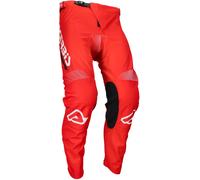 Acerbis MX Linear Lugo Mono Pantalon de motocross, Rouge/Blanc, Taille 28