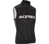 Acerbis MX Linear Softshell waterproof Gilet de motocross, noir-gris, taille XL pour homme