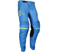 Acerbis MX Track Inc Graphic Pantalon de motocross, bleu-jaune, taille 32 pour homme